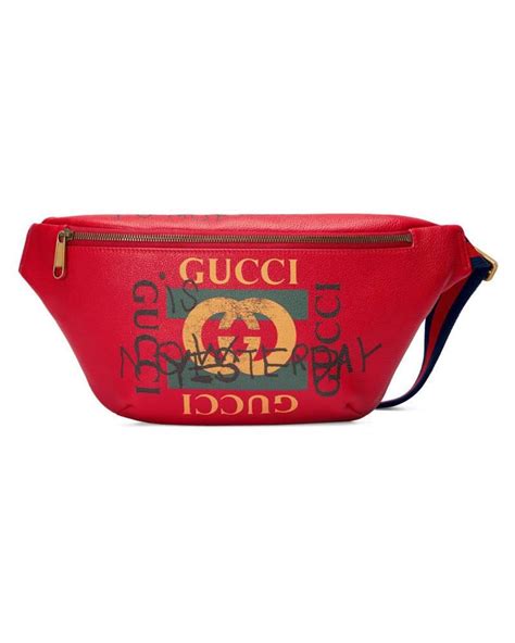 gucci coco capitan belt bag red